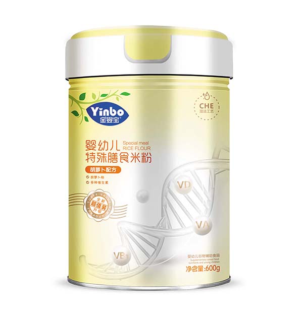 金嬰寶嬰幼兒特殊膳食米粉 胡蘿卜配方600g