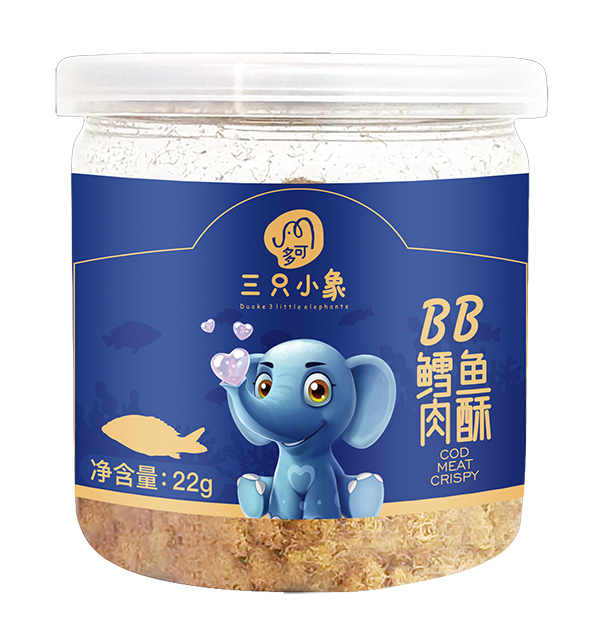 多可三只小象鱈魚肉酥