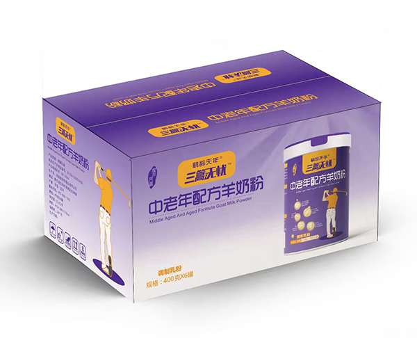 三篙無憂中老年配方羊奶粉 箱裝