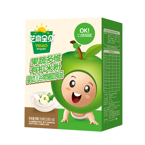 藝高金貝果蔬多維有機米粉盒裝