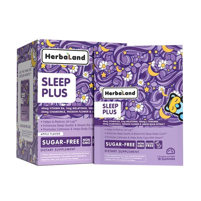 Herbaland禾寶藍(lán)褪黑素睡眠軟糖