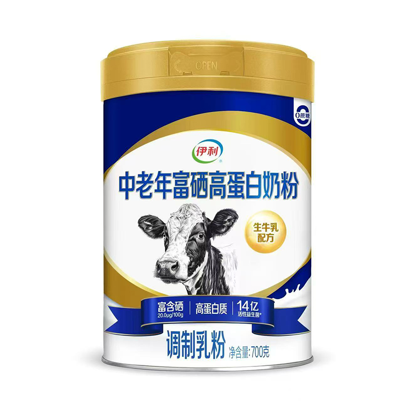 伊利中老年富硒高蛋白奶粉