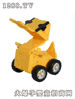 科翔積木玩具鴨子車