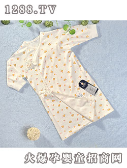 迪迪40支雙面布片印花長袖和長袍+護(hù)手