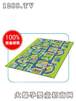蔓葆嬰兒爬行墊 歡樂(lè)城市