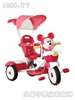 康龍米奇嬰兒三輪車(chē)