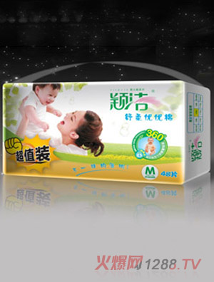 穎潔嬰兒紙尿片M碼48片