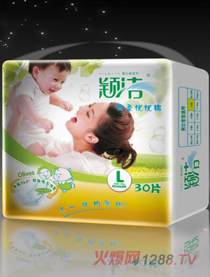 穎潔嬰兒紙尿片L碼30片
