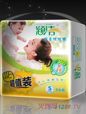 穎潔嬰兒紙尿片S碼56片