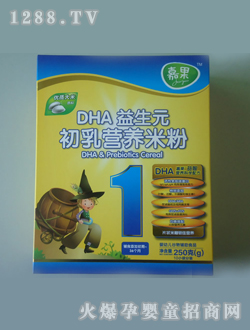嘉果DHA益生元初乳營養(yǎng)米粉