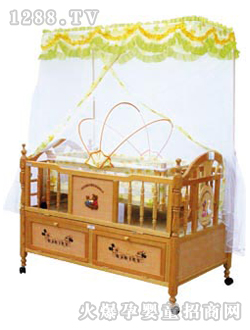 愛嬰寶嬰兒木床538-1