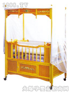愛(ài)嬰寶嬰兒木床8428