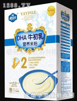雅因樂(lè)DHA牛初乳營(yíng)養(yǎng)米粉(2段)