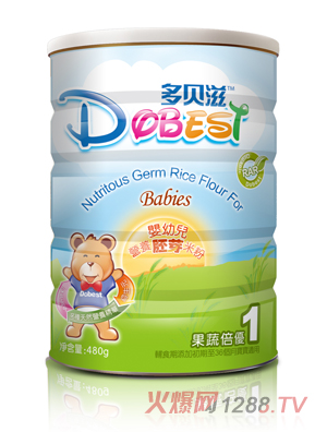 多貝滋果蔬倍優(yōu)胚芽米粉