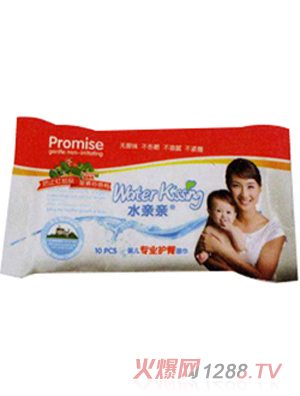 水親親專業(yè)嬰兒護(hù)臀濕巾10片裝
