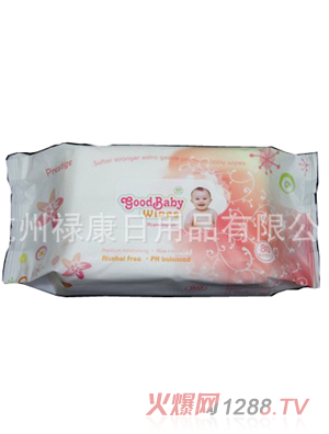 80片無酒精嬰兒濕巾