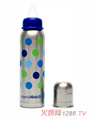 歐可滋不銹鋼標(biāo)口奶瓶9oz