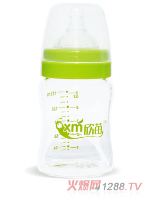 欣苗5安寬口玻璃奶瓶150ml