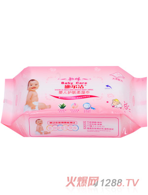 施爾潔嬰兒護(hù)膚柔濕巾80抽
