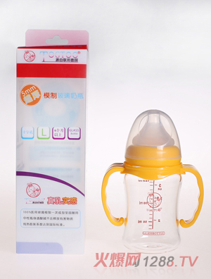 淘氣兔玻璃奶瓶