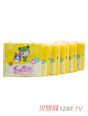 樂(lè)比悠悠嬰幼兒紙尿褲S號(hào)大包裝