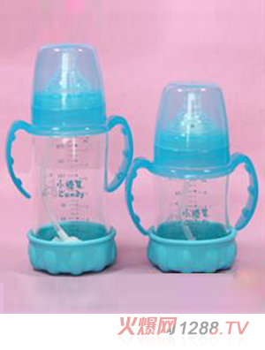 小糖果晶鉆玻璃奶瓶