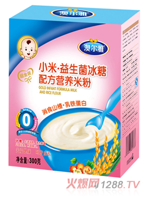 澳爾雅消食山楂乳鐵蛋白米粉