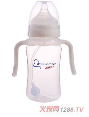 智慧王子PP寬口徑奶瓶300ML
