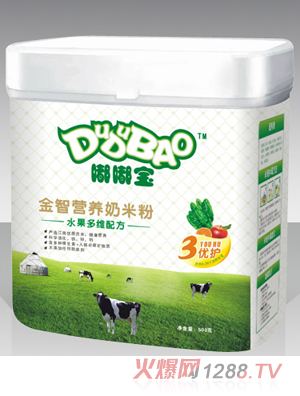 嘟嘟寶水果多維配方奶米粉