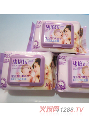 幼培樂嬰兒手口柔濕巾80片