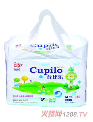丘比樂(lè)嬰兒紙尿片M碼34片