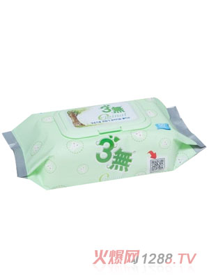 3無(wú)濕巾80片家庭裝