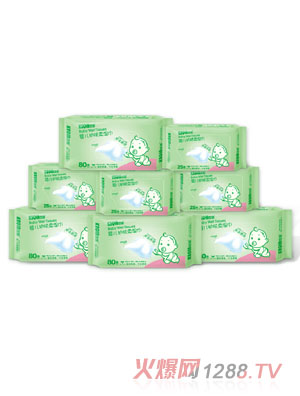 可親嬰兒護膚柔濕巾420片組合套裝