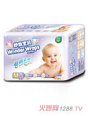 妙然寶貝超級(jí)柔爽紙尿褲M