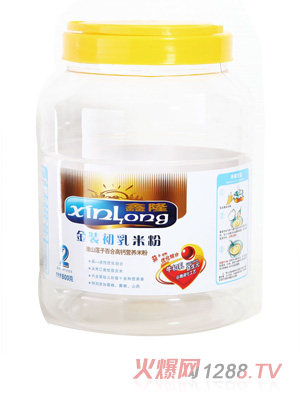 鑫隆金裝淮山蓮子百合高鈣初乳米粉2段桶裝