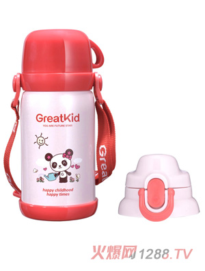 冠迪童真戶外多用旅行學飲杯600ML紅色