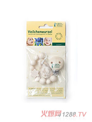 綠啄寶鳶尾奶嘴鏈磨牙棒