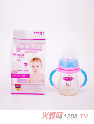 ��yingePPSU�Ԅӌ�����ƿ210ML�۵��{�w