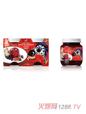 小馬斑斑蘋果藍莓天然果泥