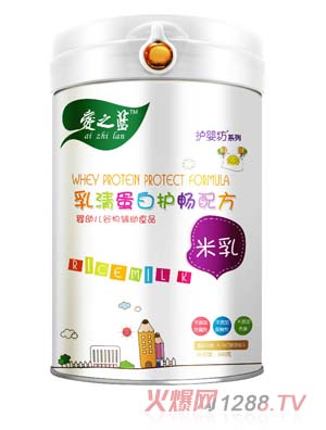 愛(ài)之藍(lán)乳清蛋白護(hù)暢配方米乳