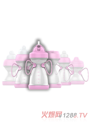 綠糖生活玫瑰色水杯330ml