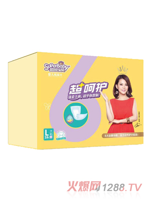 超級寶貝超呵護(hù)嬰兒紙尿片L碼26片