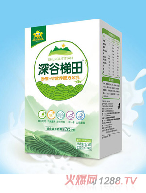 金盾愛嬰深谷梯田多維+鋅營(yíng)養(yǎng)配方米乳盒裝