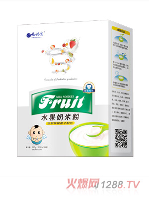 媽媽愛(ài)水果奶米粉-雪梨核桃蓮子配方 盒裝