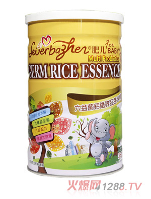 肥兒八珍六益菌鈣鐵鋅胚芽米精