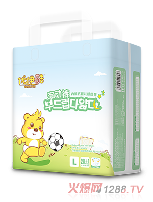優(yōu)伊酷淘動(dòng)褲內(nèi)褲式嬰兒紙尿褲L