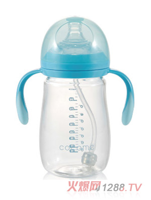 可可萌超寬口實感晶鉆奶瓶280ML