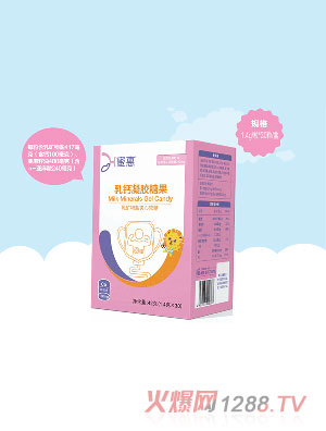 蜜惠乳鈣凝膠糖果（乳礦物鹽夾心軟糖）