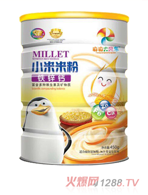 央央大風(fēng)車(chē)小米米粉（鐵鋅鈣）