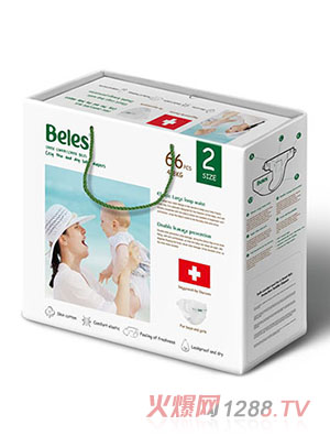 貝瑞舒紙尿片（66片）